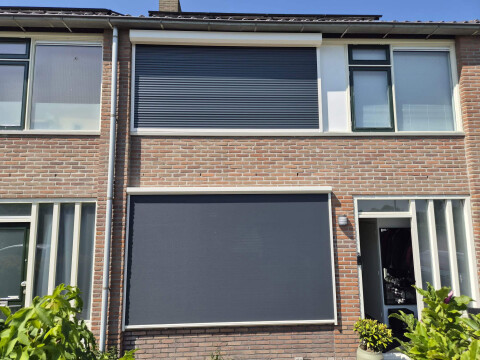 Zonwering rolluik screen windvast woerden somfy woning isolerend verduurzaming roller shutters