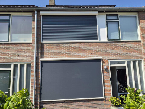 Zonwering rolluik screen windvast woerden somfy woning isolerend verduurzaming roller shutters